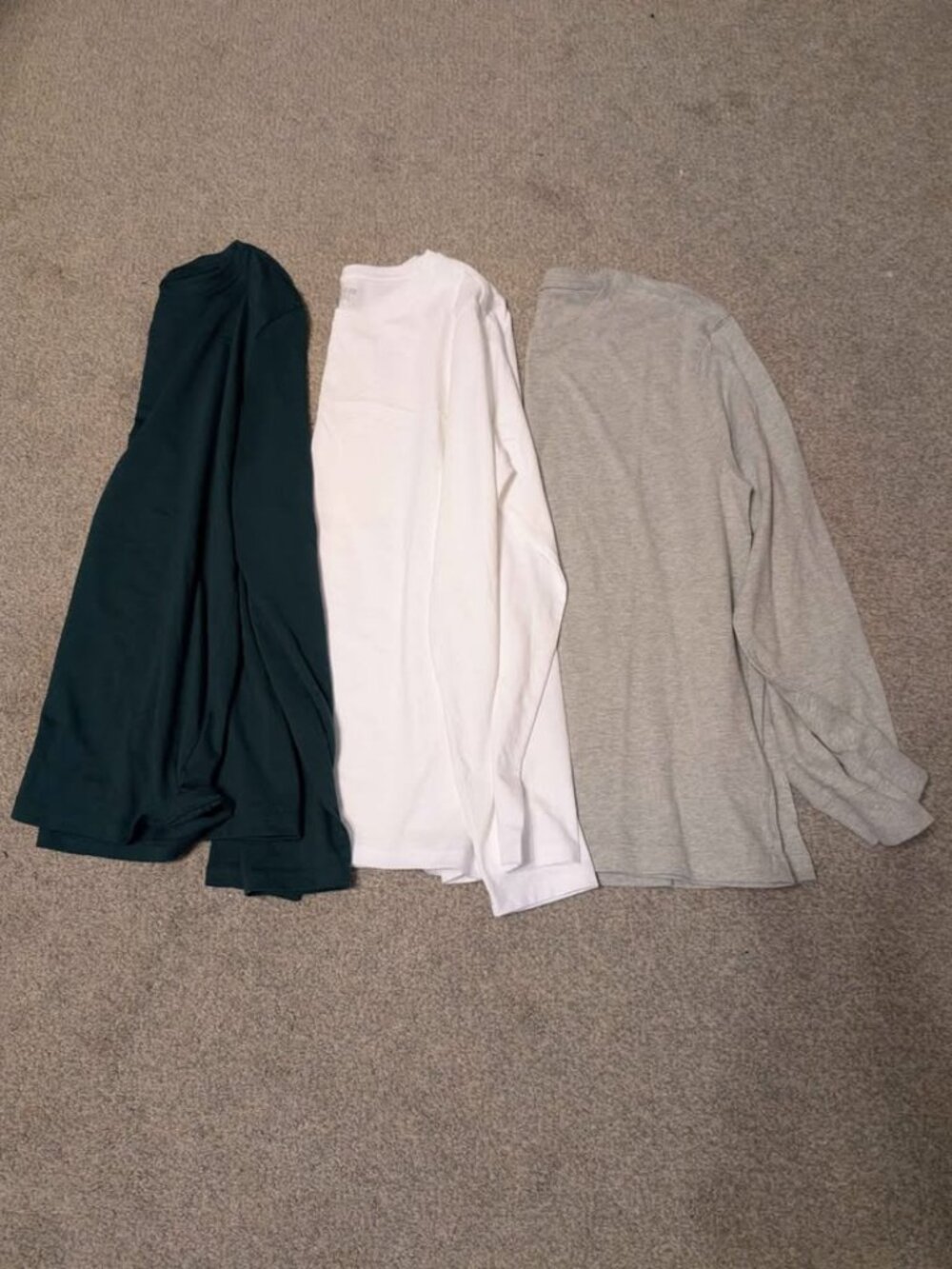 Long sleeve lands end tops bundle size med